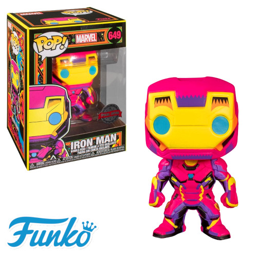 Funko Pop Figoura Marvel Iron Man Black Light 649