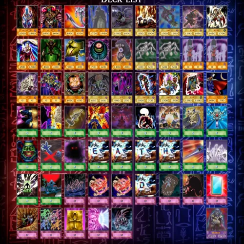Yami Bakura Battle City deck list